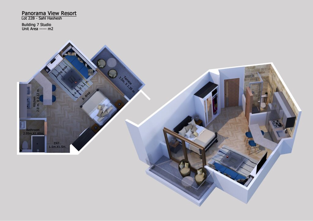 Studio Apartment for Sale at Panorama View – 3
