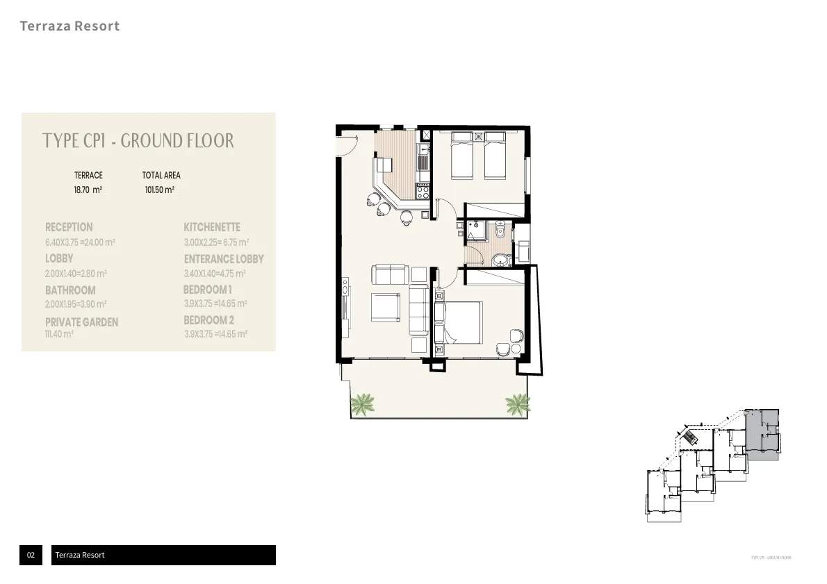 Two-Bedroom Apartment for Sale at Lana Hills – 107