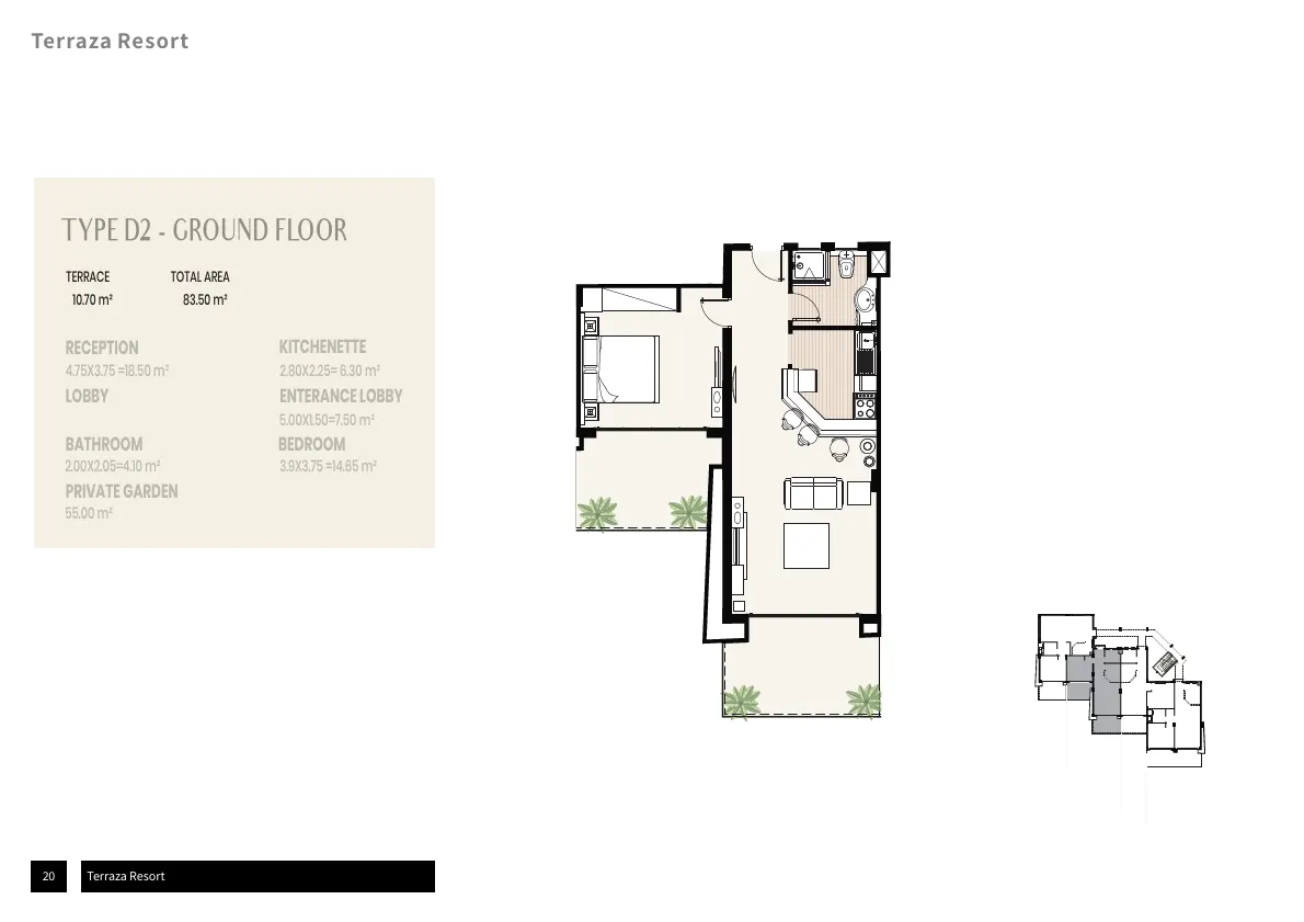 Ein-Schlafzimmer-Wohnung zu verkaufen in Lana Hills 3