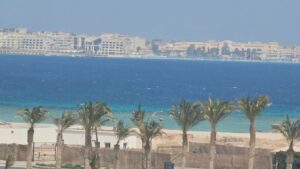 Sea view apartment Sahl Hasheesh with Red Sea and resort views