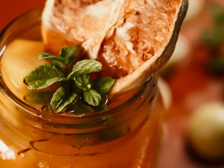 Drinks and pastries at the Panorama View resort café, Sahl Hasheesh