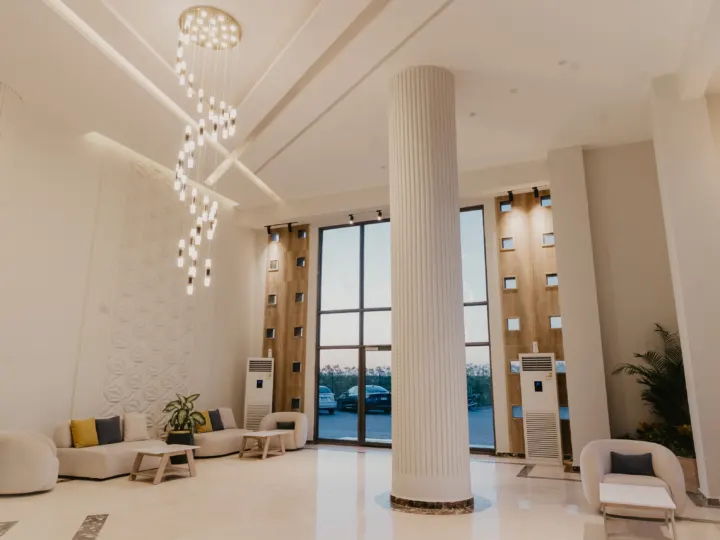 Lobby and reception at Panorama View resort, Sahl Hasheesh
