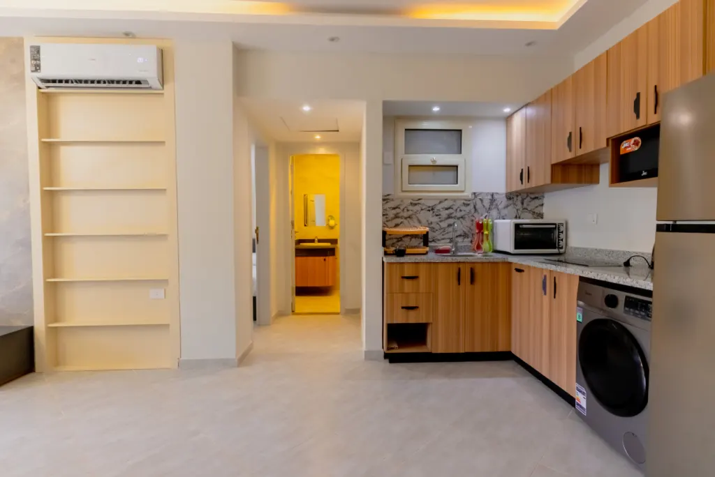 One-bedroom apartment at Panorama View, Sahl Hasheesh – fitted kitchen