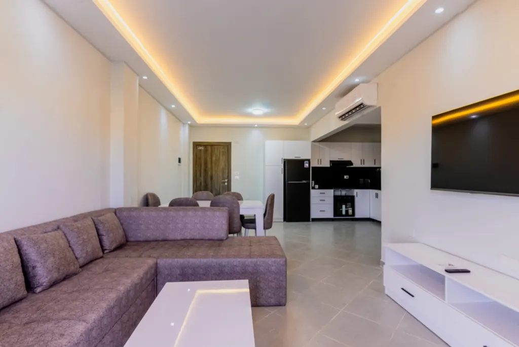 Two-bedroom apartment at Panorama View, Sahl Hasheesh – living room