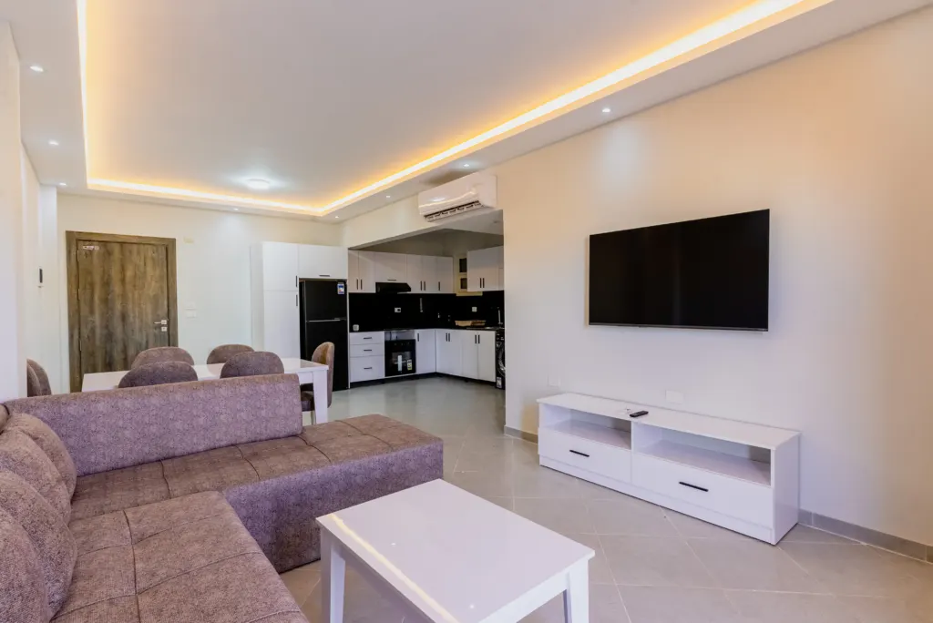 Two-bedroom apartment at Panorama View, Sahl Hasheesh – living room