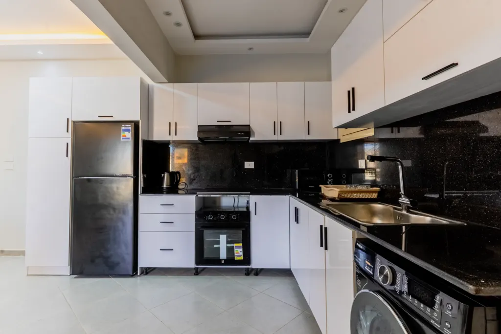 Two-bedroom apartment at Panorama View, Sahl Hasheesh – fitted kitchen