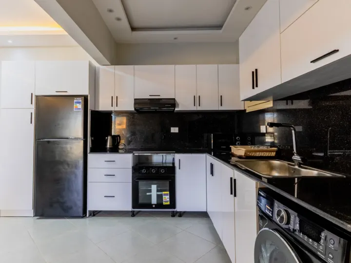 Two-bedroom apartment at Panorama View, Sahl Hasheesh – fitted kitchen
